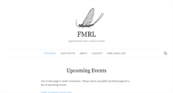 Desktop Screenshot of fmrlarts.org
